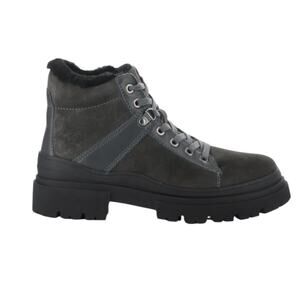 Bos. & Co River Waterproof Platform Ankle Dark Gray Boots - EU40/US9-9.5